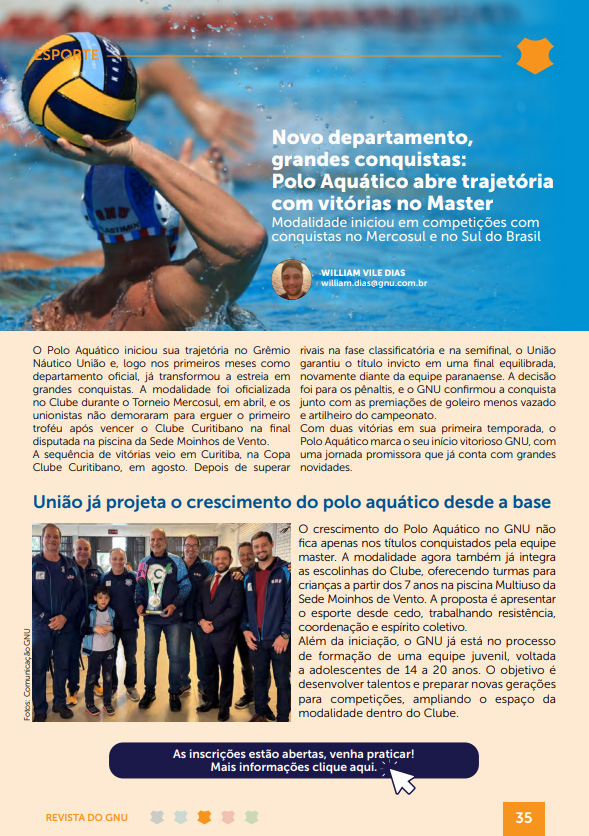 REVISTA GRÊMIO NÁUTICO UNIÃO